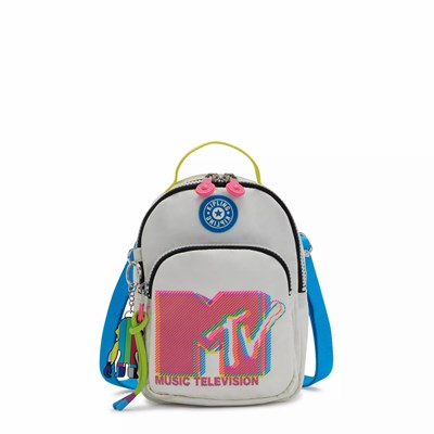 Mochilas Da Moda Kipling Alber MTV 3-in-1 Convertible Feminino Cinzentas Rosa | 095412WQD