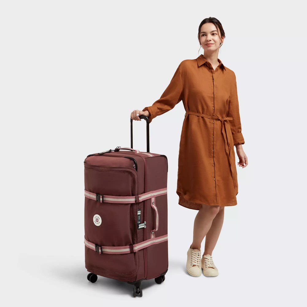 Bagagens E Bolsas De Viagem Kipling Spontaneous Large Rolling Luggage Feminino Cinzentas | 582649QMB