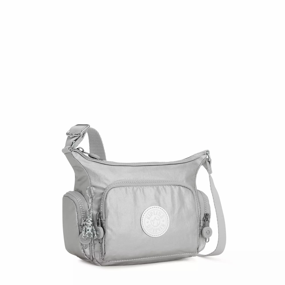 Bolsas Crossbody Kipling Gabbie Mini Metallic Feminino Luz Metal | 930148MKR