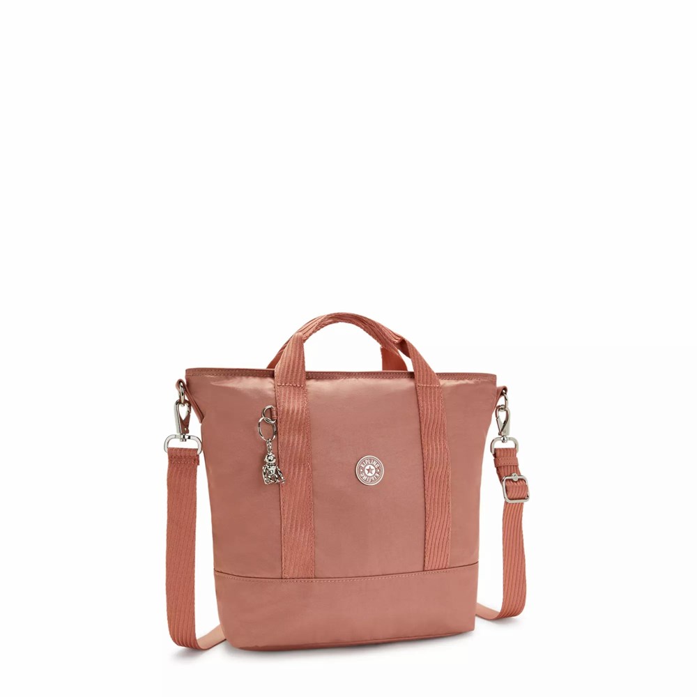 Bolsas Tote Kipling Angel Feminino Rosa | 834217VOZ