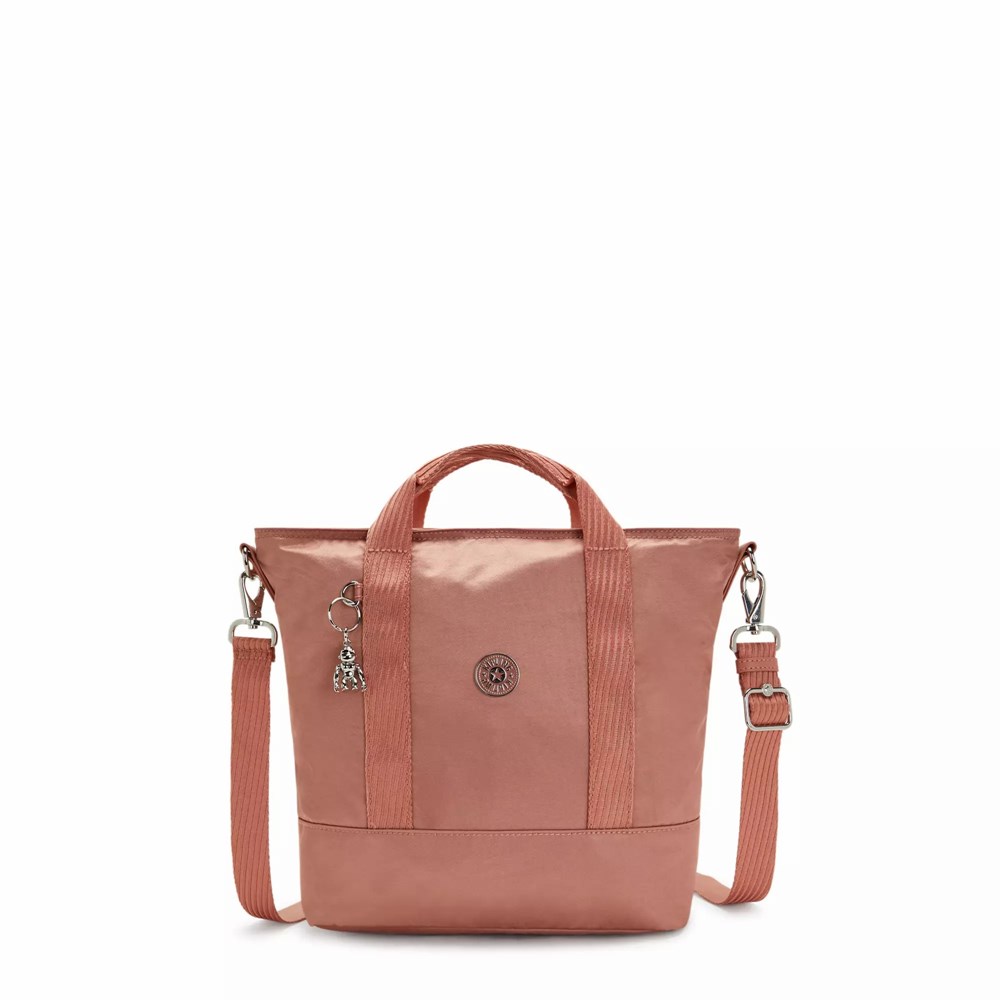 Bolsas Tote Kipling Angel Feminino Rosa | 834217VOZ